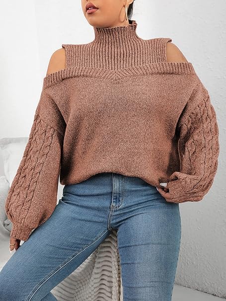 Elegant Geometric Women's Sweater