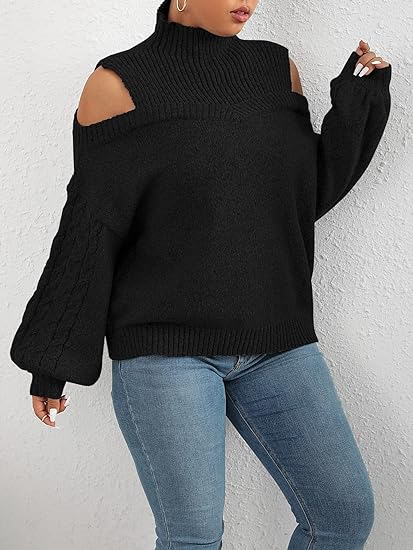 Elegant Geometric Women's Sweater