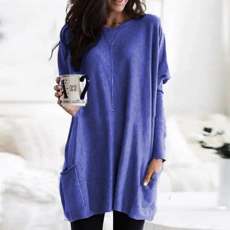 Women's Elegant Long Sleeve Tunic Top