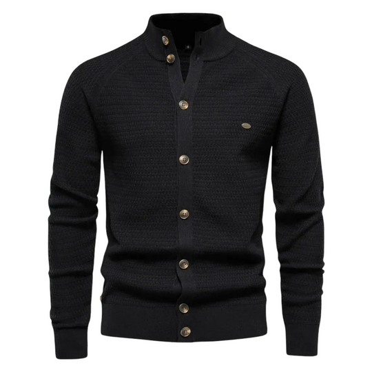 Men's Refined Wool Blend Cardigan