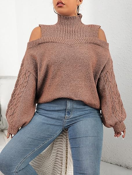 Elegant Geometric Women's Sweater