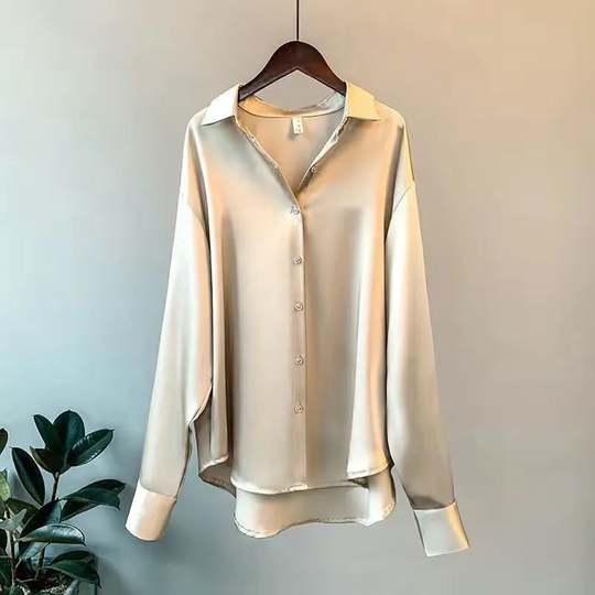 Sleek Satin Blouse For Women