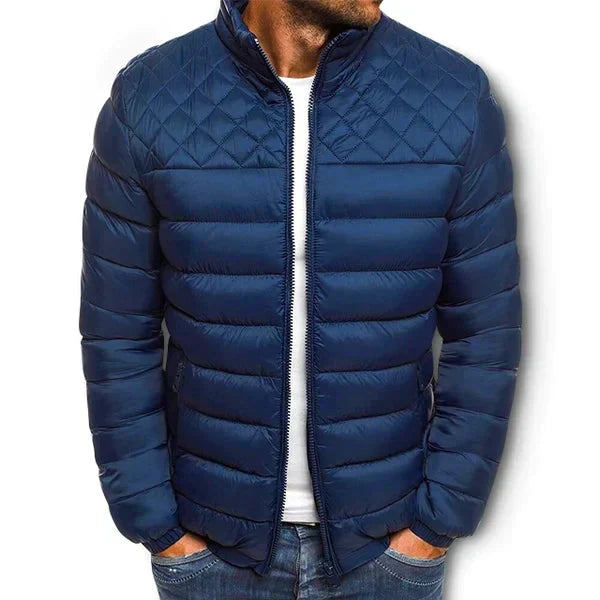 Patterned Autumn Winter Jacket For Men