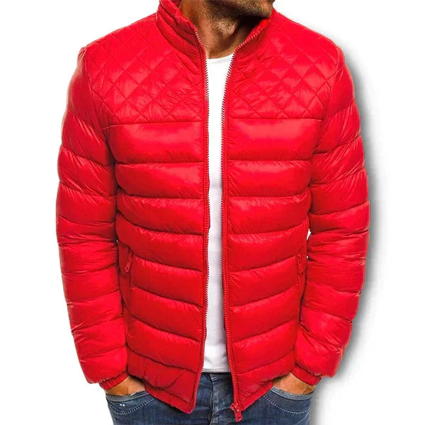 Patterned Autumn Winter Jacket For Men