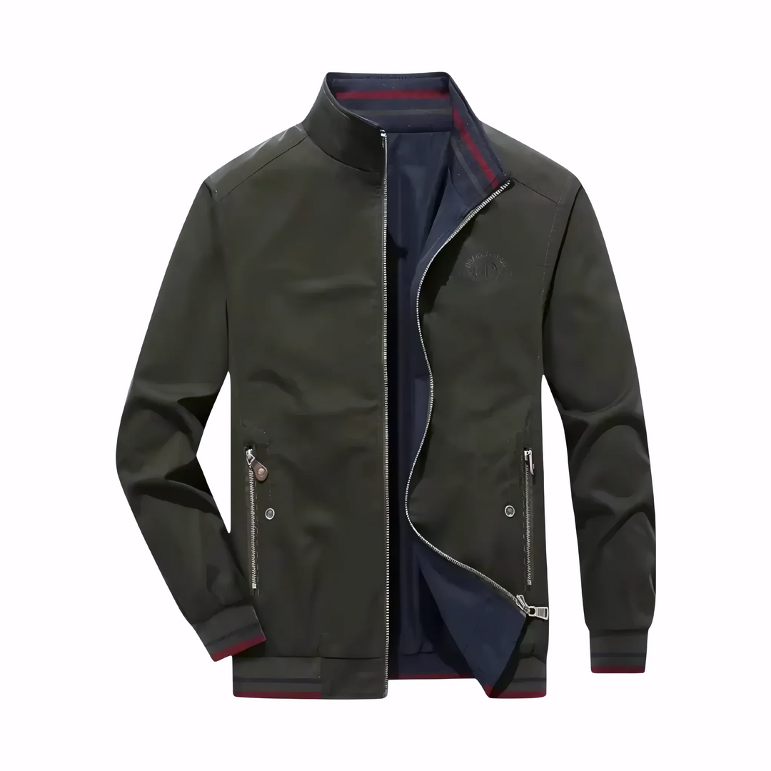 Men's Essential Slim-Fit Bomber Jacket