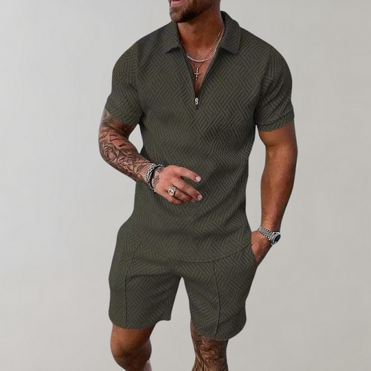 Summer Polo and Shorts set for Men