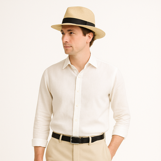 Stylish Classic Handmade Panama Hat for Men