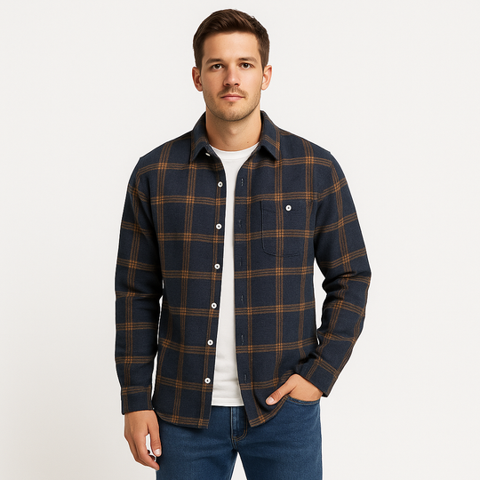 Classic Plaid Flannel Shirt
