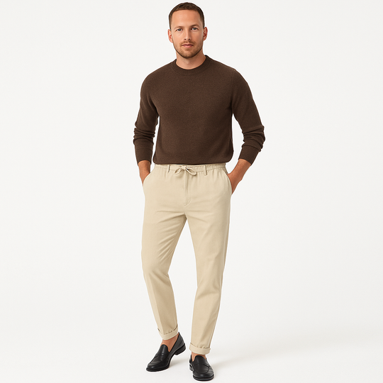 Breathable Linen Blend Pants for Men