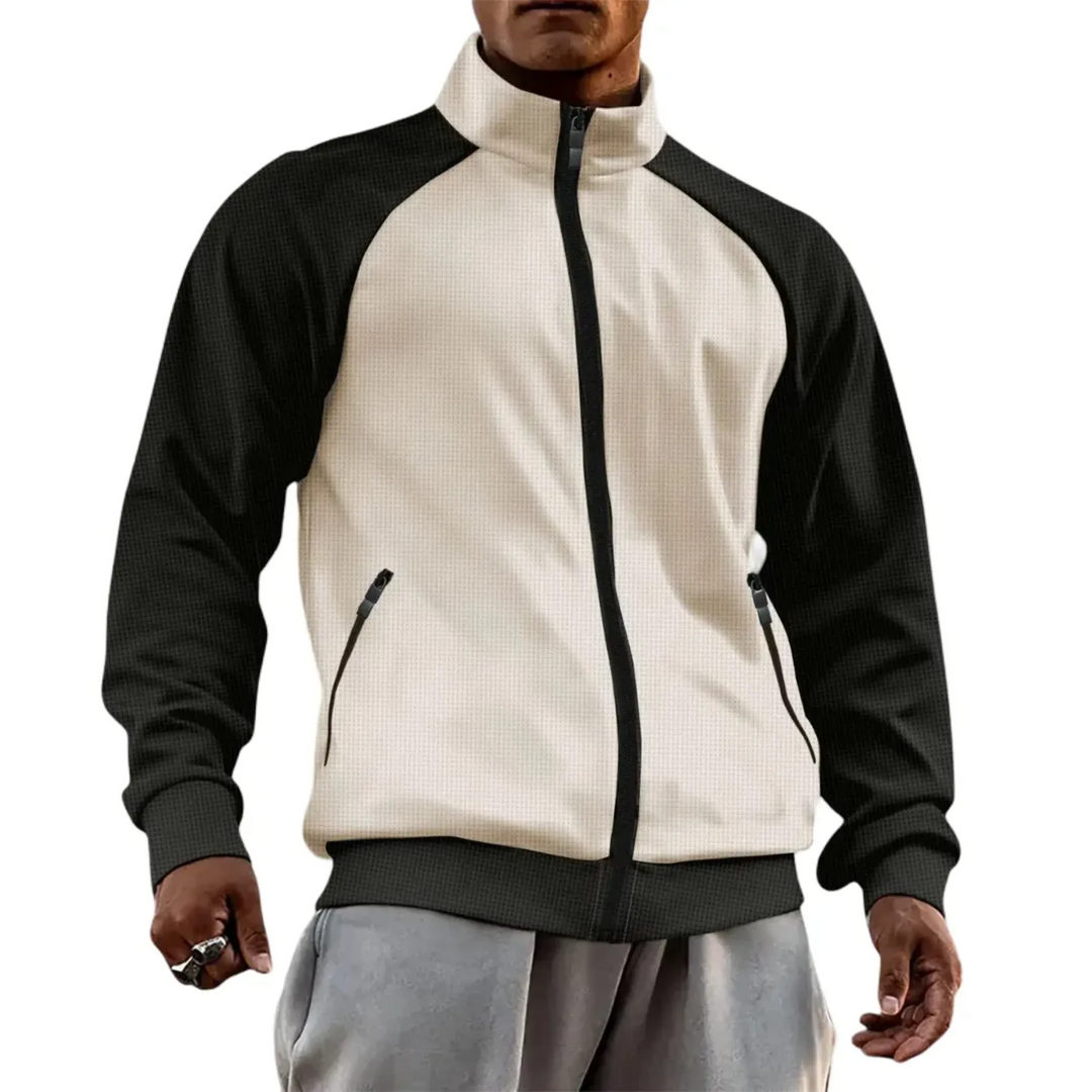 Men's High-Neck Lightweight Bomber Jacket