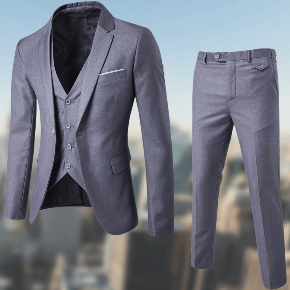 Luxurious 3-Piece Men's Suit