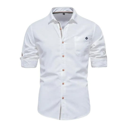 Buttoned Long Sleeve Shirt for Men