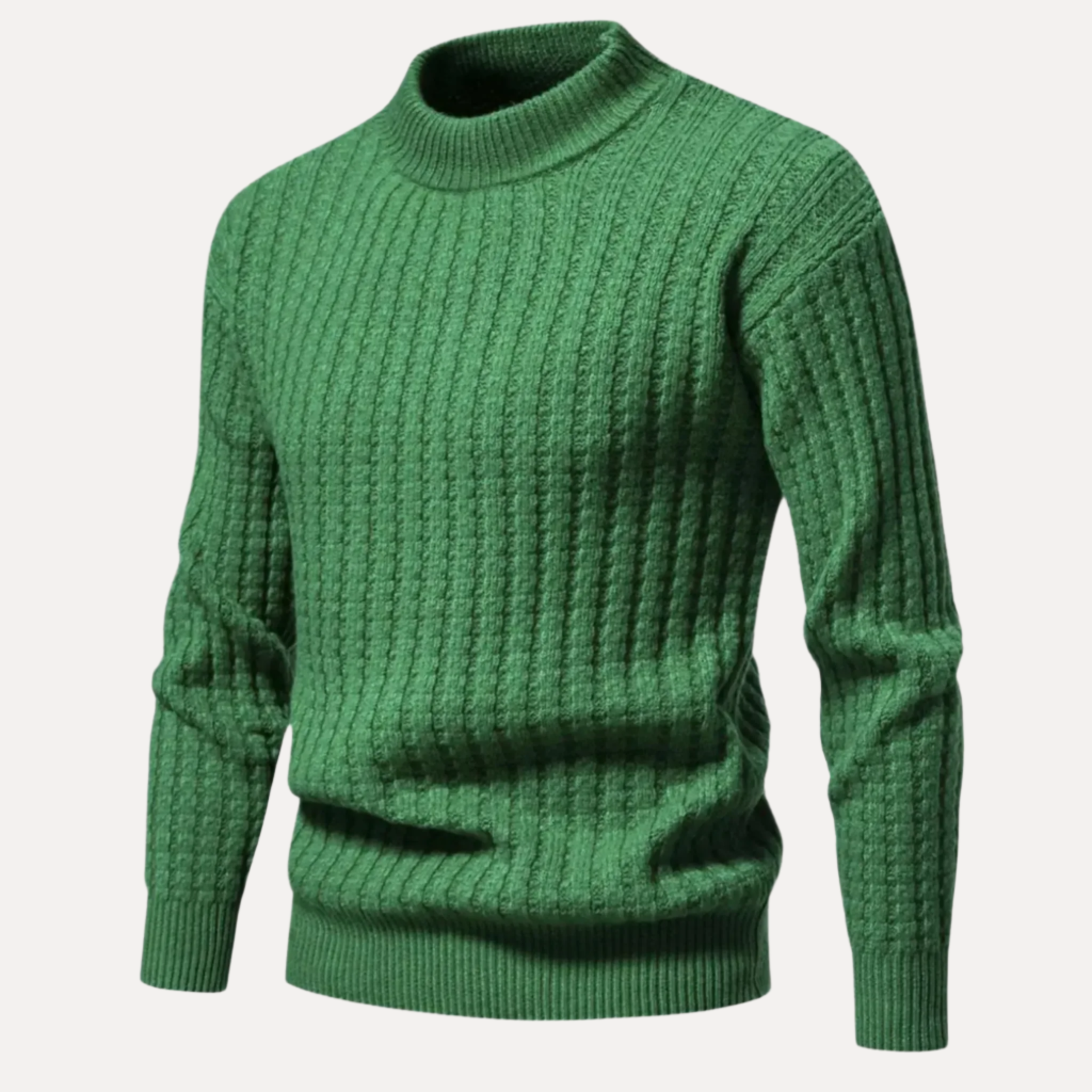 Armoire Men's Waffle Knit Sweater