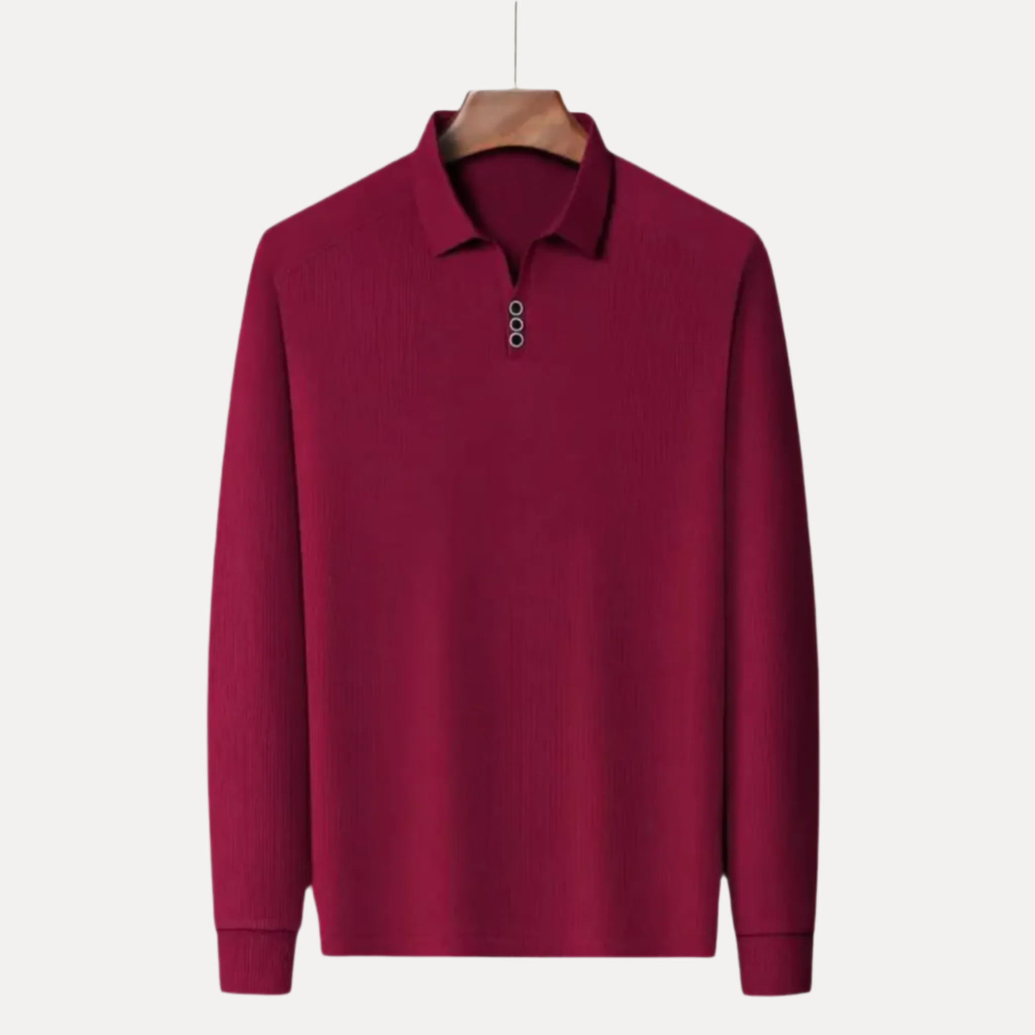 Armoire Men's Long Sleeve Polo Shirt