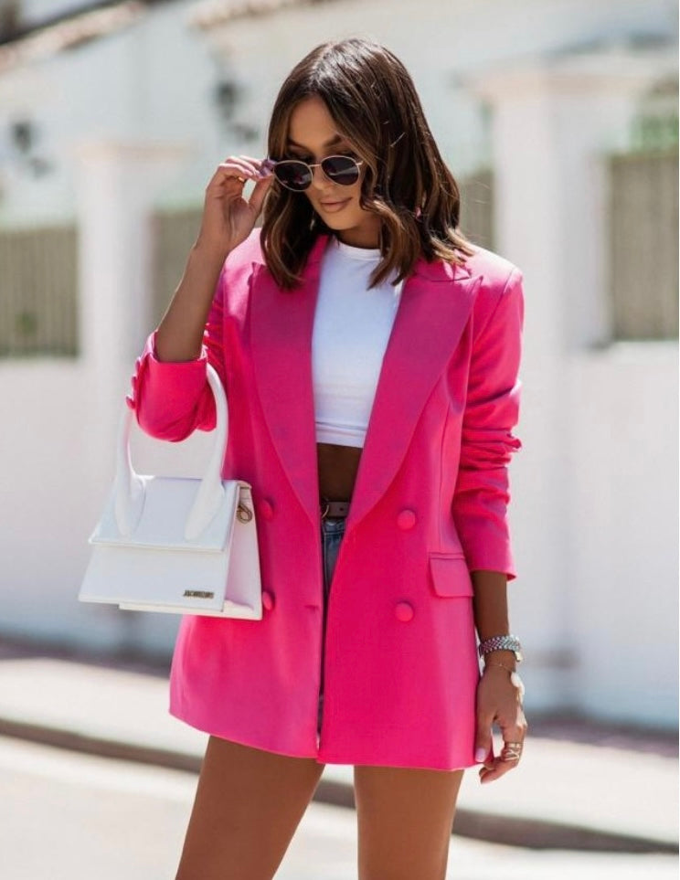 Classic Long-Sleeved Blazer for Women