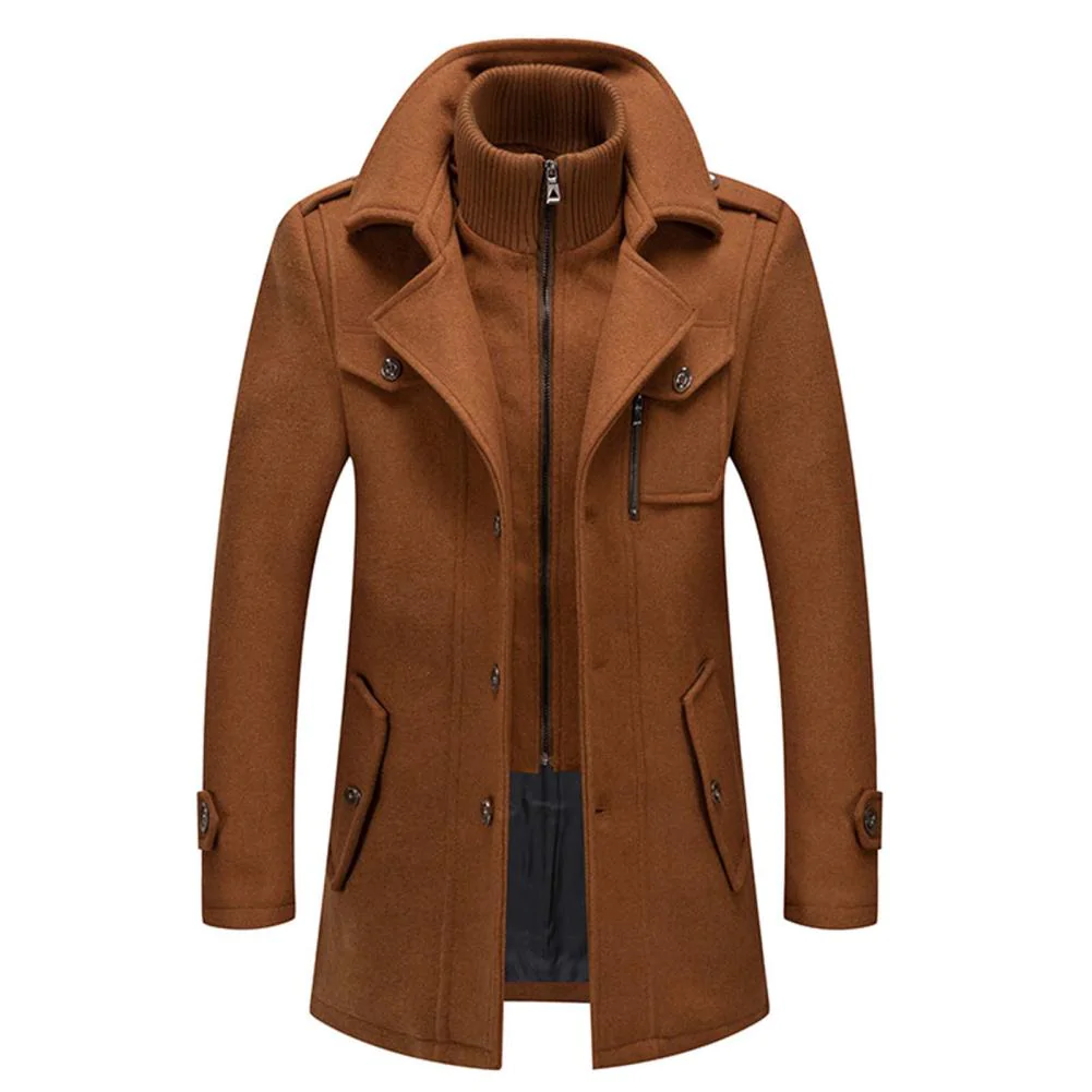 Men's 2-Piece Virgin Wool Trenchcoat