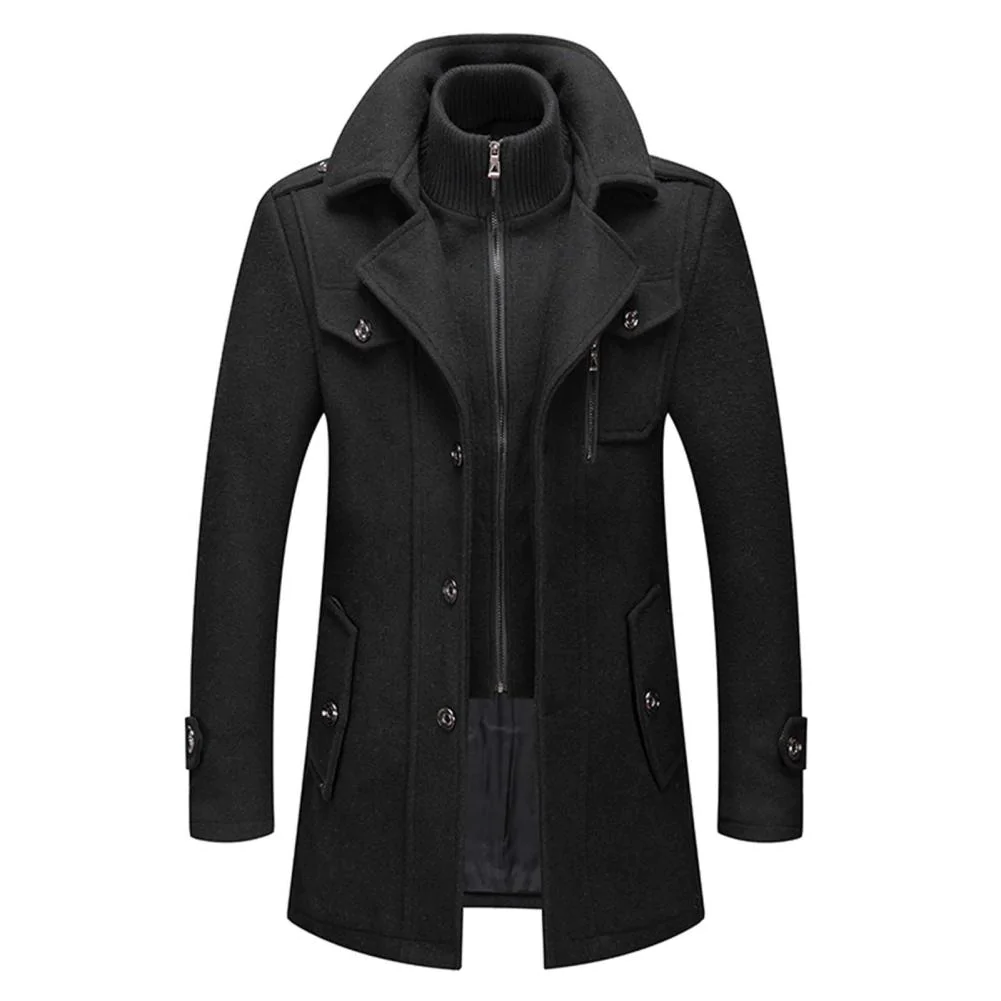 Men's 2-Piece Virgin Wool Trenchcoat