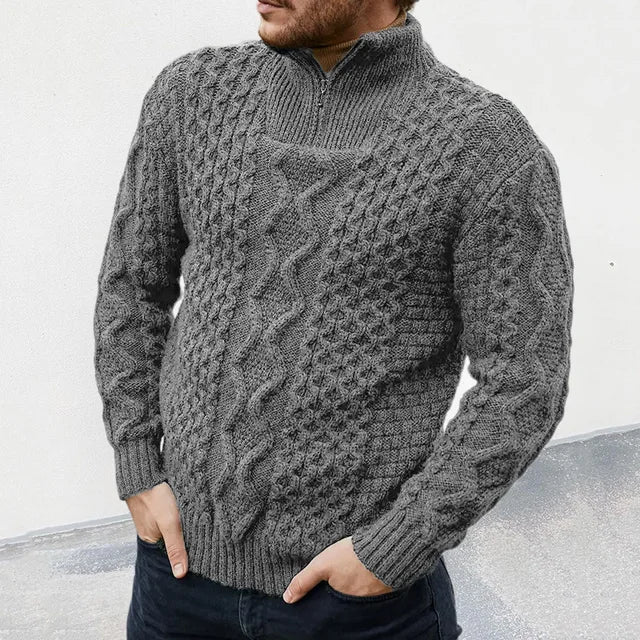 Knitted Turtleneck Pullover For Men