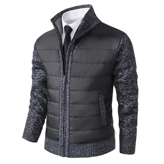 Luxe High-Collar Jacket for Men