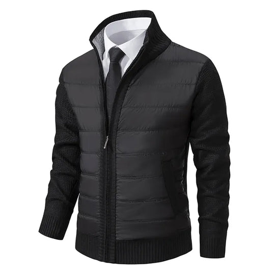 Luxe High-Collar Jacket for Men