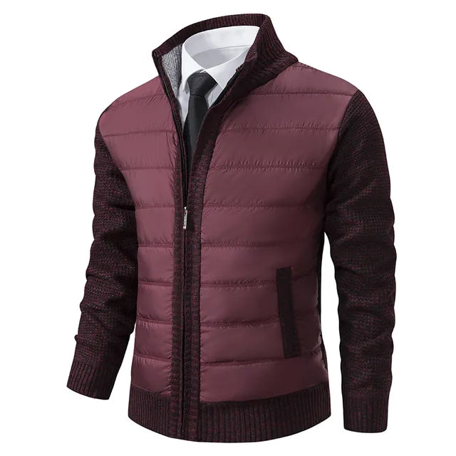 Luxe High-Collar Jacket for Men