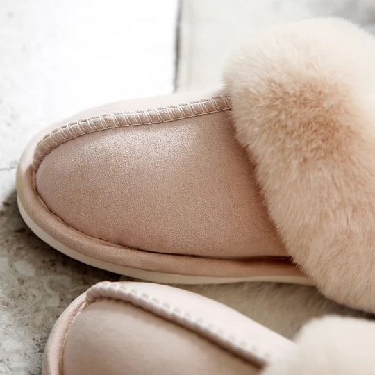 Luxurious Warm-Lined Slippers for Women