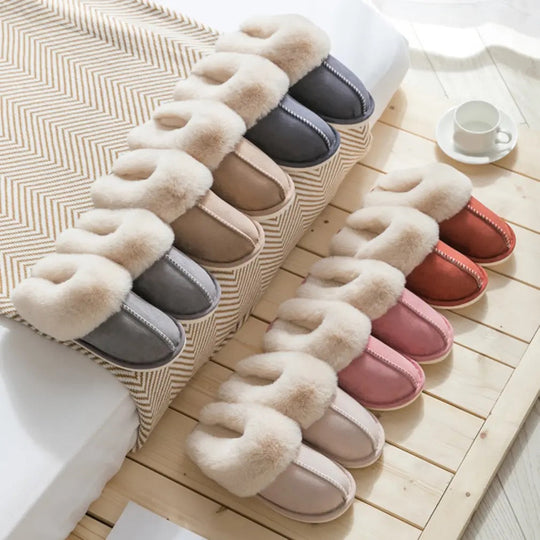 Luxurious Warm-Lined Slippers for Women