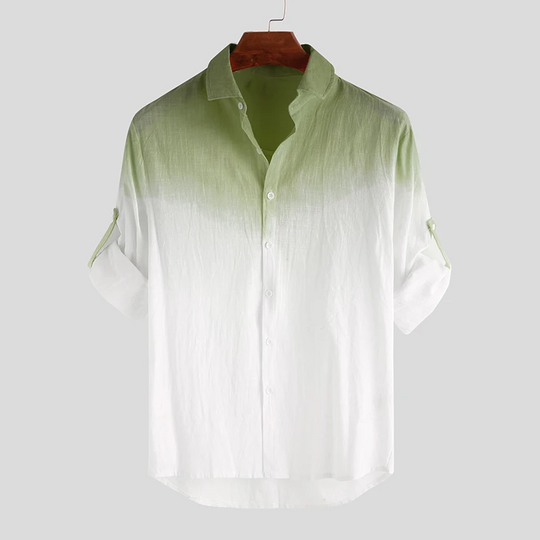 Colour Faded Linen Summer Shirt for Men