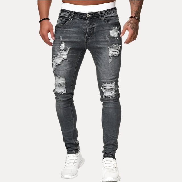 Heavy-Duty Washed Jeans for Men - Armoire Melbourne
