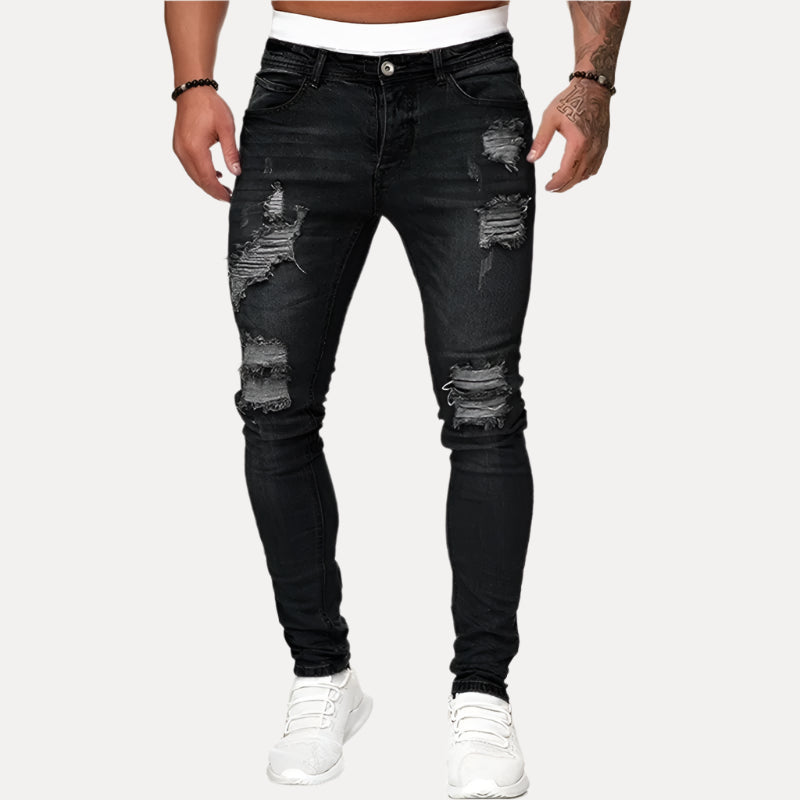 Heavy-Duty Washed Jeans for Men - Armoire Melbourne