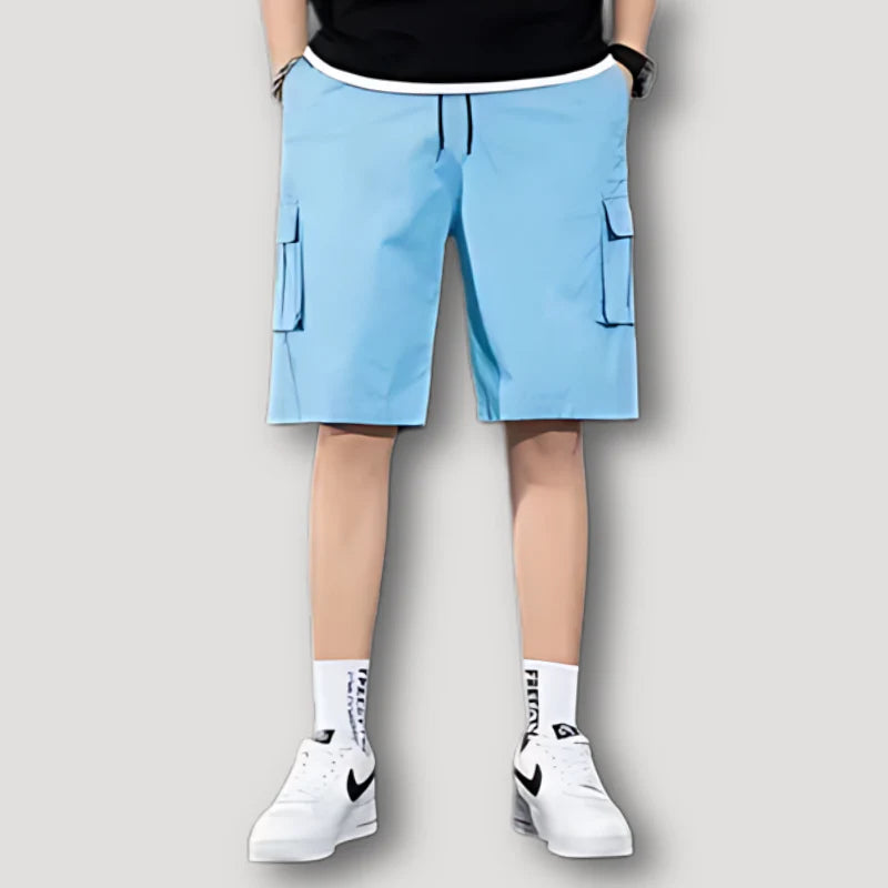 Men’s Relaxed Fit Stylish Drawstring Cargo Shorts