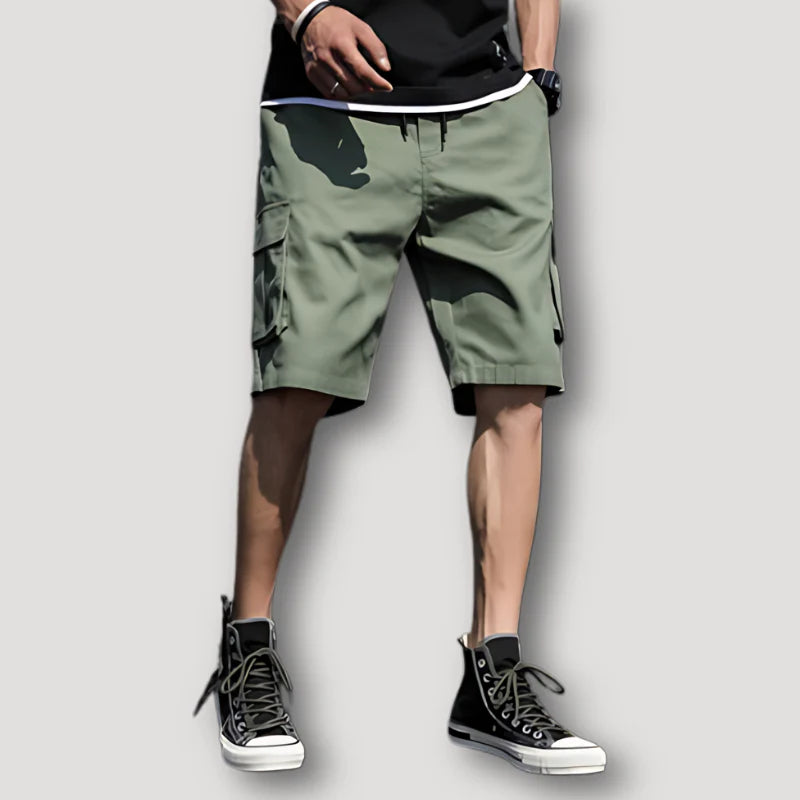 Men’s Relaxed Fit Stylish Drawstring Cargo Shorts