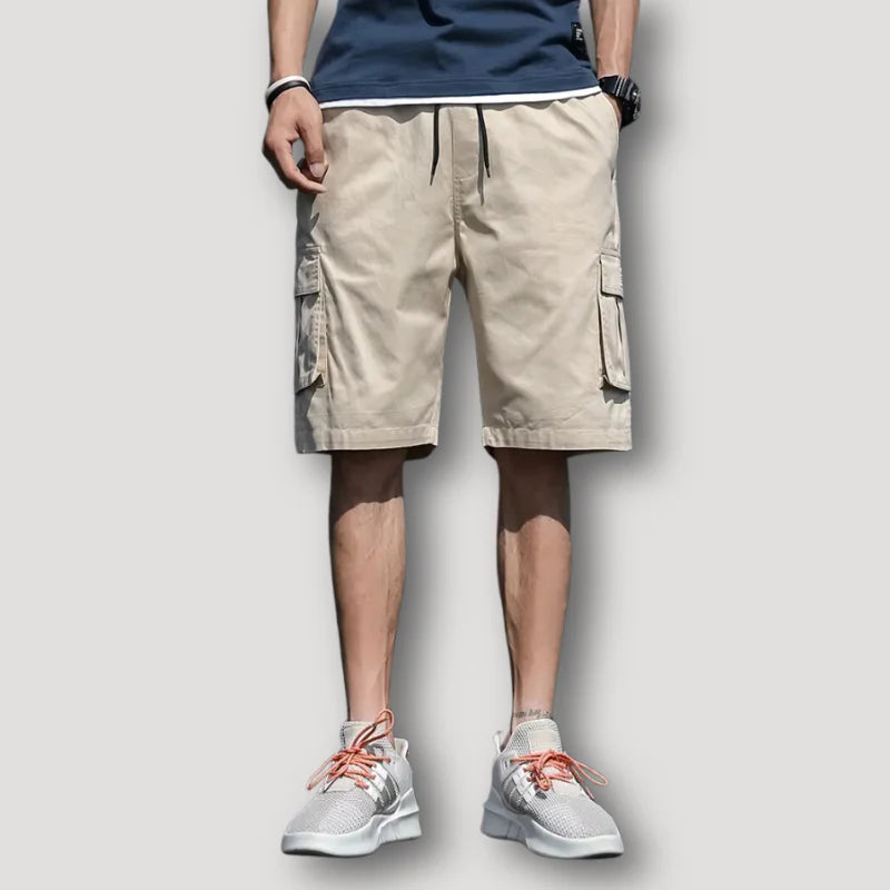 Men’s Relaxed Fit Stylish Drawstring Cargo Shorts