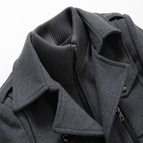 2-Piece Virgin Wool Trenchcoat for Men