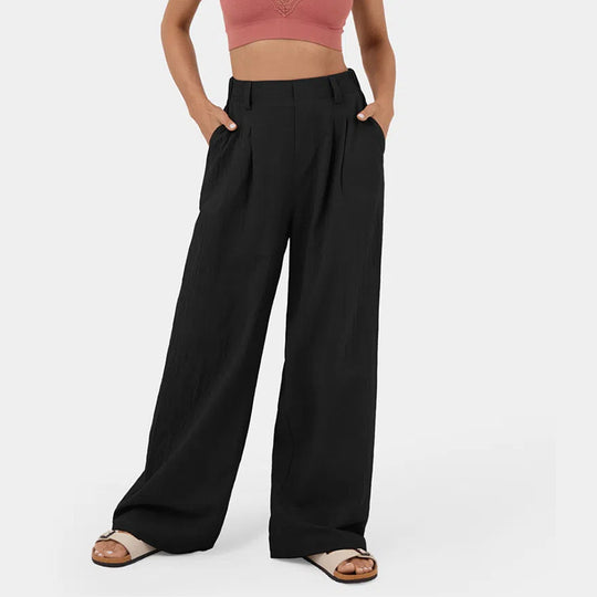 High-Tailed Office Pants for Women