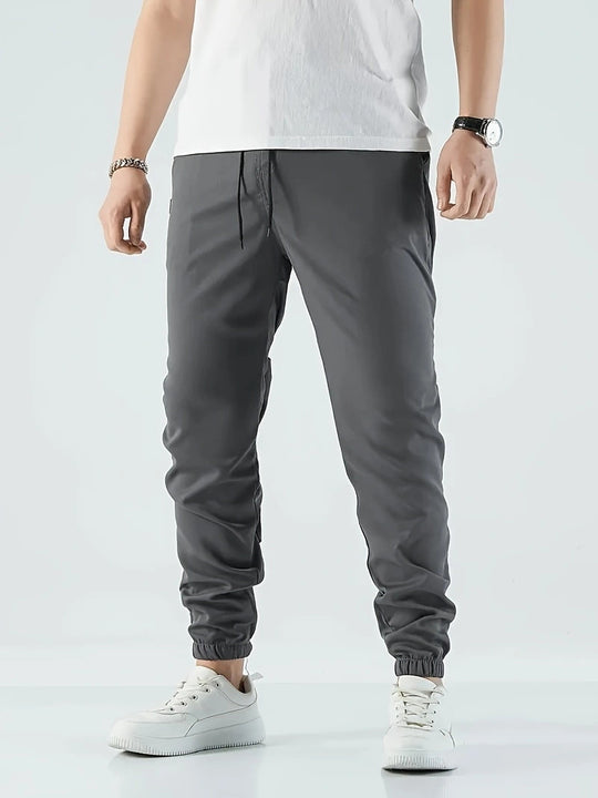 Men's Slim-Fit Casual Pants with Comfortable Stretch