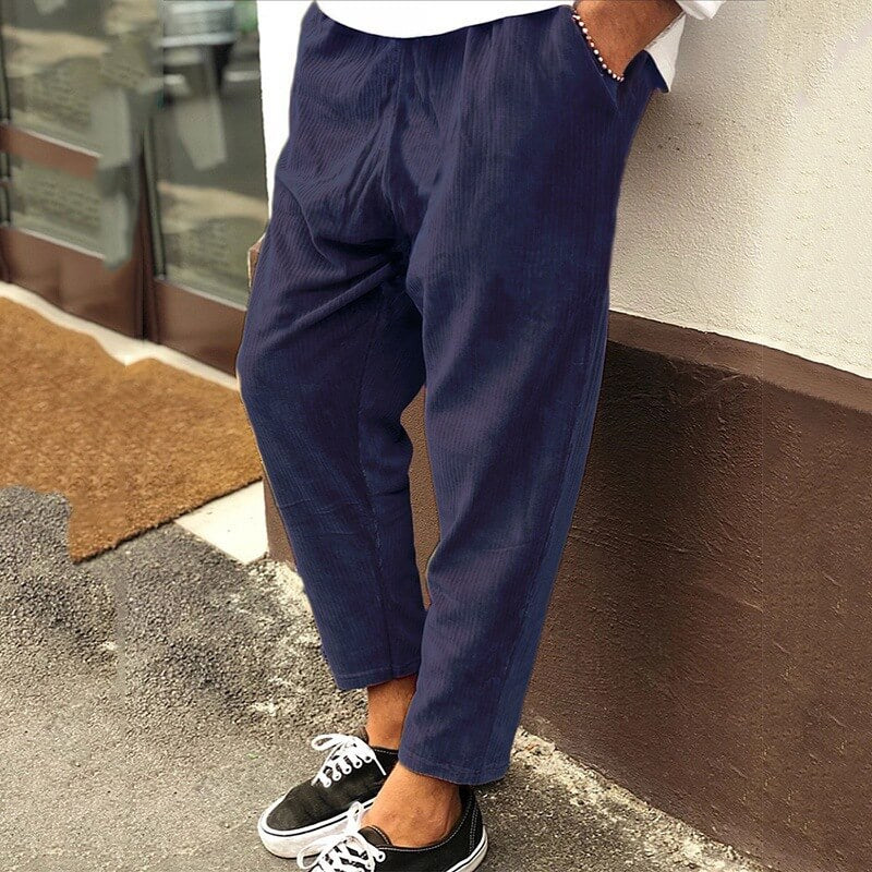 Comfortable Casual Corduroy Pants for Men