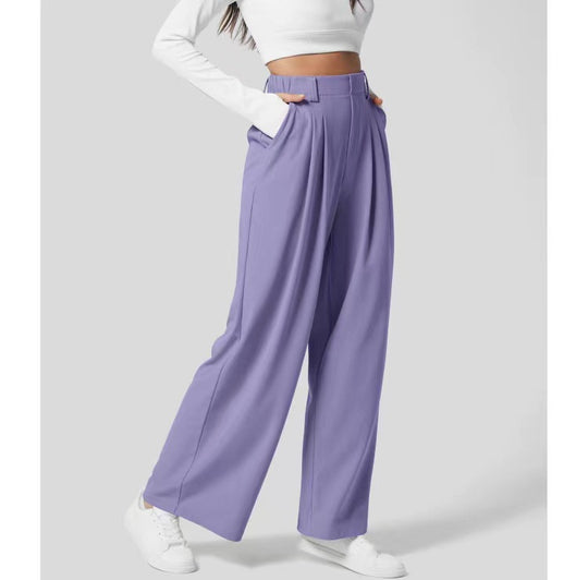 High-Tailed Office Pants for Women