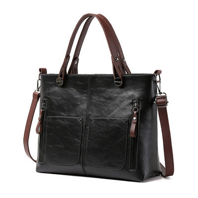 Women's Fashionable Large Capacity Retro Shoulder Bag