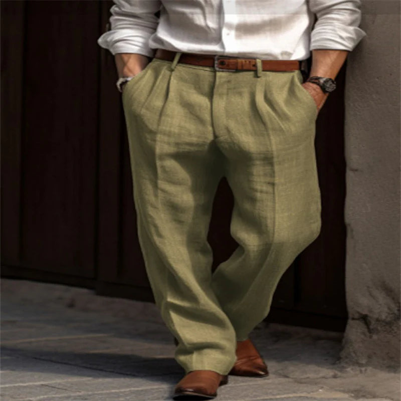 Men's Comfortable Cotton Linen Pants