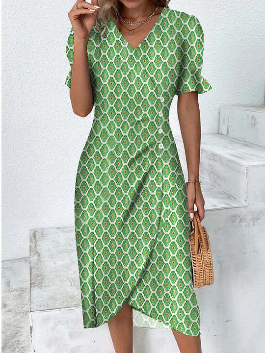 Stunning Patterned Dress for Women – Stylish & Versatile