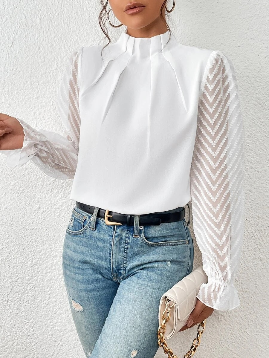 Elegant Patterned Top for Women