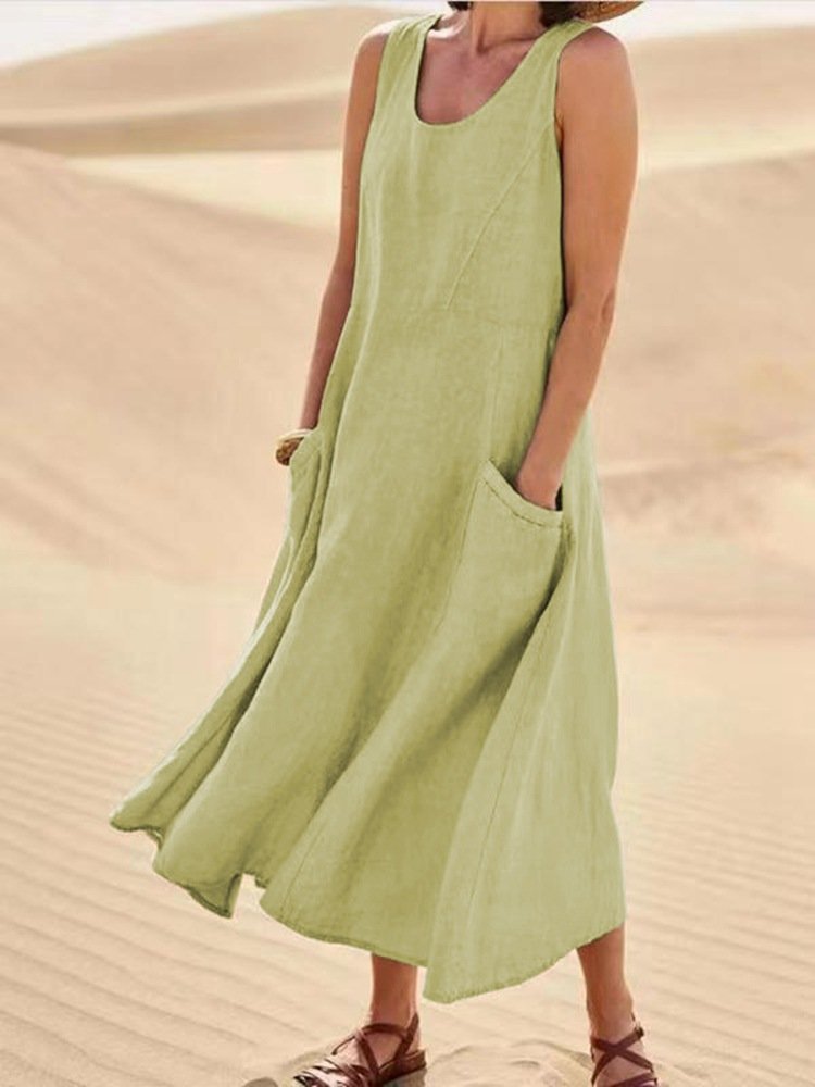 Women's Stylish Summer Dress with Convenient Pockets