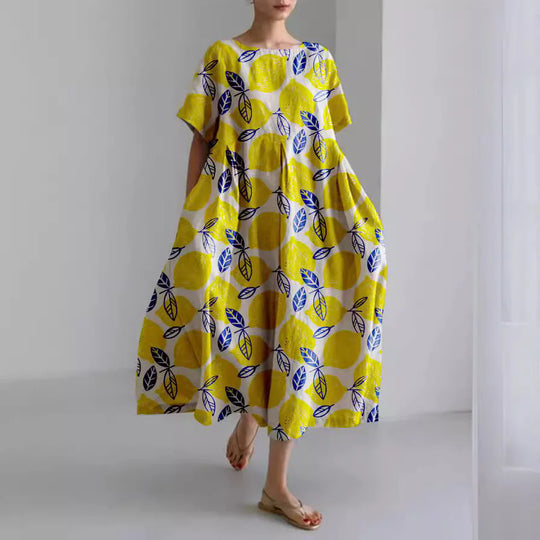 Stylish Women's Dress with Colorful Patterns