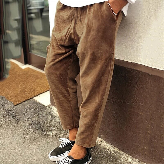 Comfortable Casual Corduroy Pants for Men