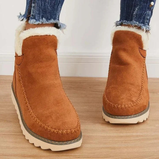 Women's Warm Winter Boots with Plush Lining