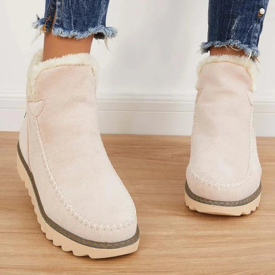 Women's Warm Winter Boots with Plush Lining