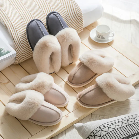 Luxurious Warm-Lined Slippers for Women