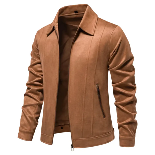 Men's Stylish Suede Autumn Jacket