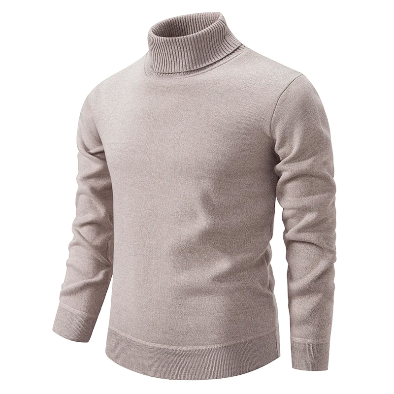 Classic Virgin Wool Turtleneck for Men